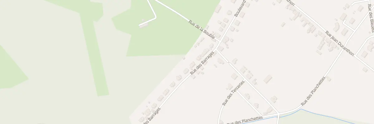 Plan du 12 Rue des Barrages à Saint-Éloy-les-Mines