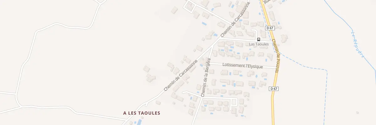 Plan du 16 Che de Carcassonne à Mailhac