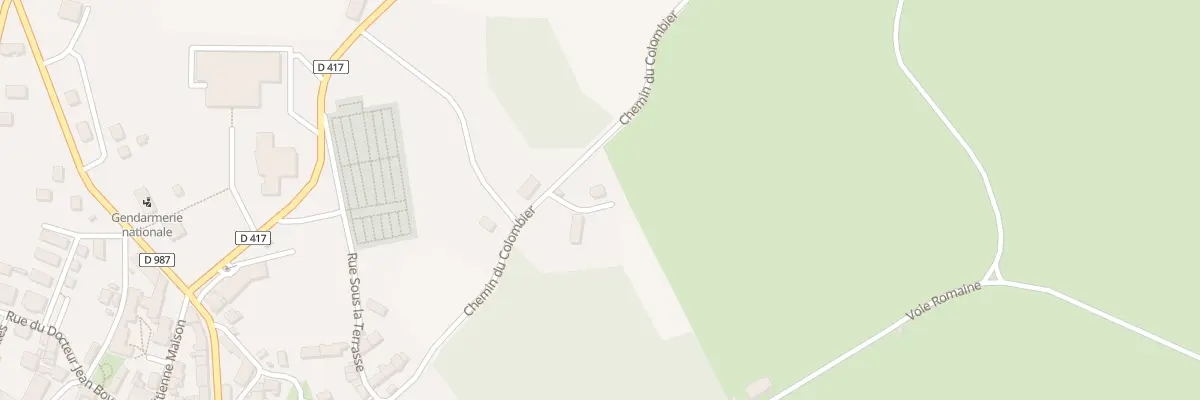 Plan du 6 Che du Colombier à Saint-Gervais-d’Auvergne