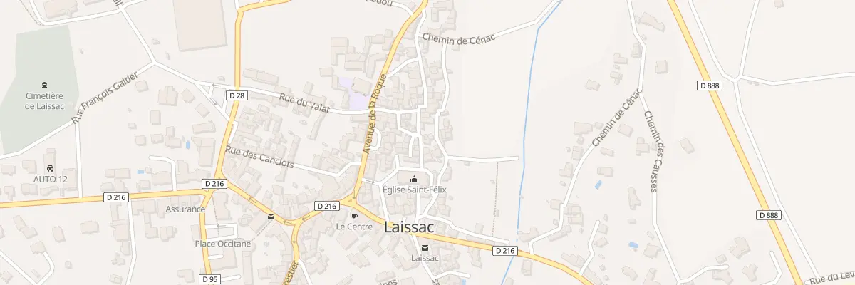 Plan du 1 Rle du Ruisseau à Laissac-Sévérac l’Église