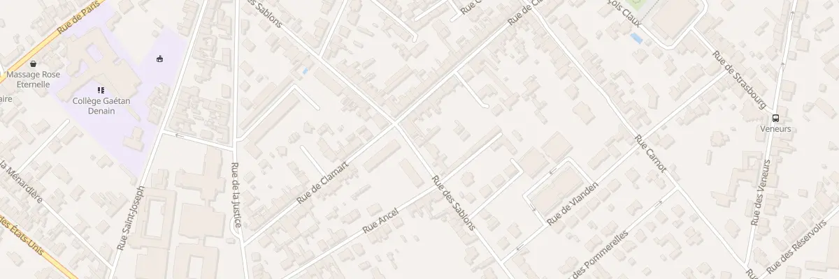 Plan du 27 Rue des Sablons à Compiègne