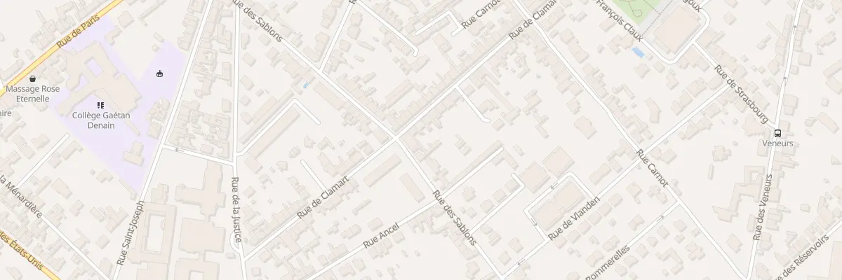 Plan du 55 Rue de Clamart à Compiègne