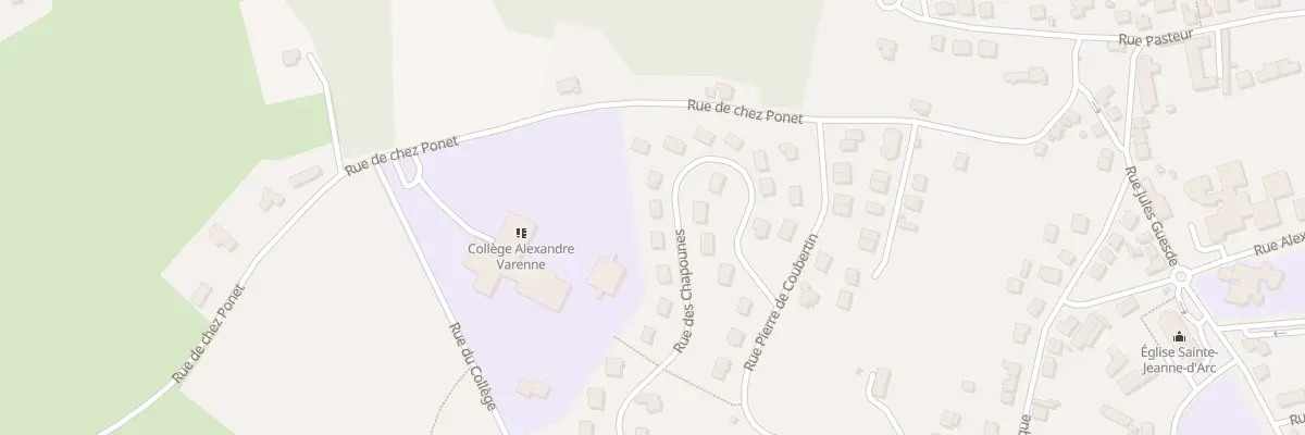 Plan du 18 Rue des Chapounes à Saint-Éloy-les-Mines