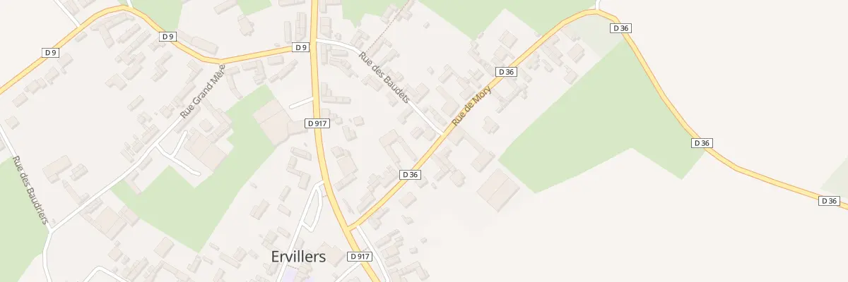 Plan du 6 Rue de Mory à Ervillers