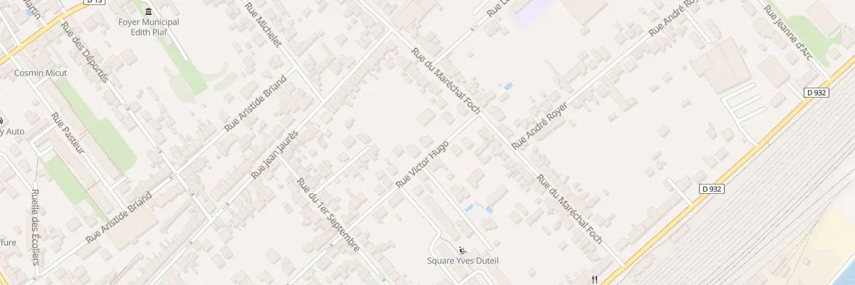 Plan du 483 Rue Victor Hugo à Margny-lès-Compiègne