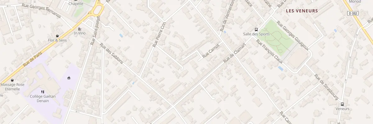 Plan du 28 Rue Carnot à Compiègne