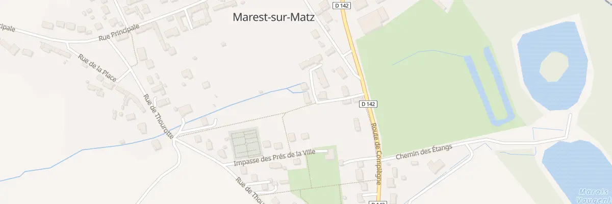 Plan du 16B Rte de Compiègne à Marest-sur-Matz