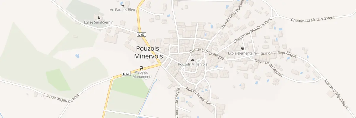 Plan du 5 Rue de l’Ancien Four à Pouzols-Minervois