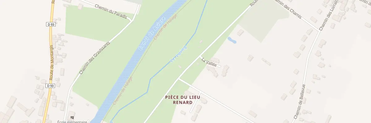 Plan du 23 Rte de Gy-les-Nonains à Montbouy