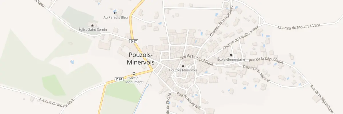 Plan du 5 Rue des Abeilles à Pouzols-Minervois