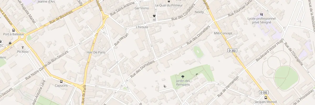 Plan du 25 Rue du Président Sorel à Compiègne
