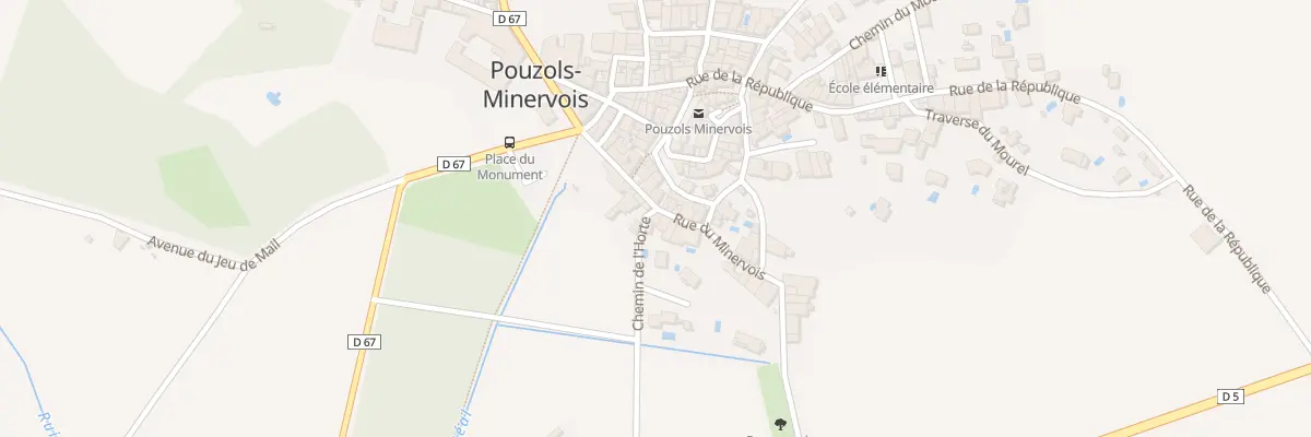 Plan du 6 Rue du Minervois à Pouzols-Minervois