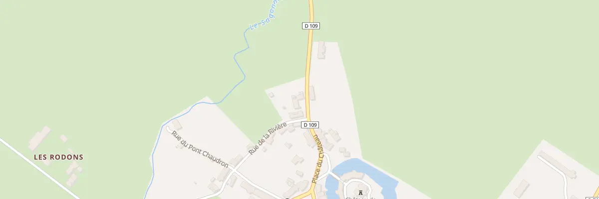 Plan du 26 Le Bourg à Sagonne