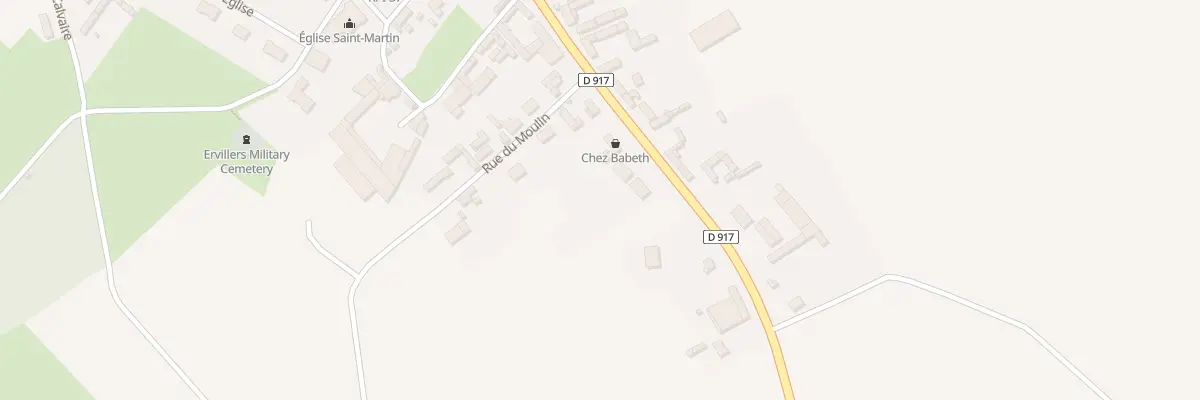 Plan du 31B Rte Nationale à Ervillers