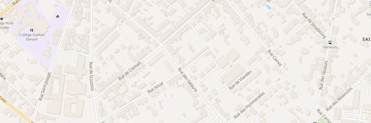 Plan du 31 Rue des Sablons à Compiègne