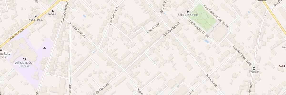 Plan du 44 Rue de Clamart à Compiègne