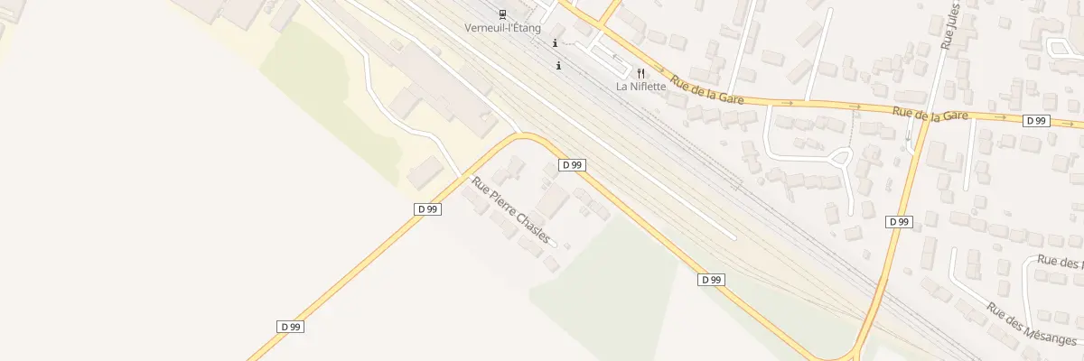 Plan du 2 Rue Auguste Blanqui à Verneuil-l’Étang