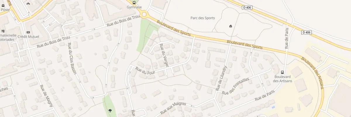 Plan du 33 Rue du Four à Bailly-Romainvilliers