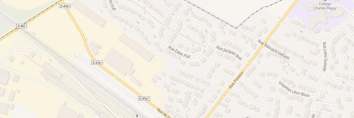 Plan du 13 Rue Edith Piaf à Verneuil-l’Étang