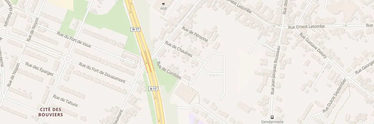 Plan du 8 Rue Chaulnes à Avion