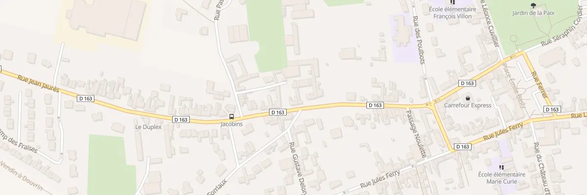 Plan du 35 Rue Jean Jaurès à Douvrin