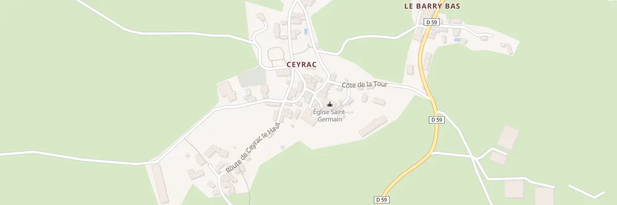 Plan du 5113 Ceyrac à Gabriac