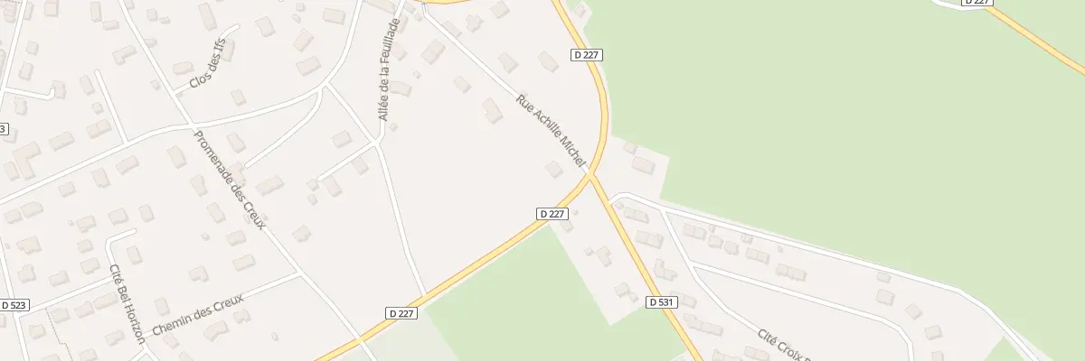 Plan du 1 Rue Achille Michel à Saint-Gervais-d’Auvergne