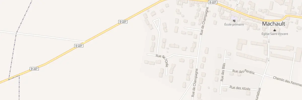 Plan du 10 L’Oree de Machault à Machault