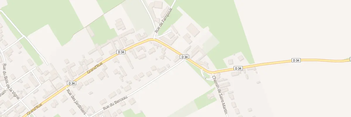 Plan du 2 Rue du Berceau à Neuville-Vitasse