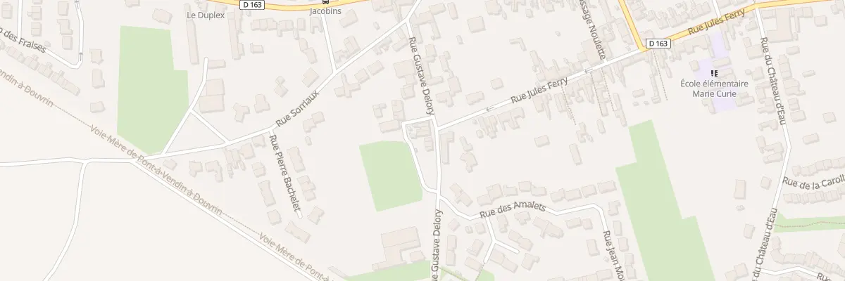 Plan du 7 Rue Gustave Delory à Douvrin
