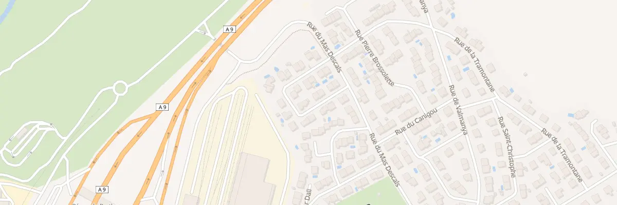Plan du 13 Rue Sant Vicens au Boulou