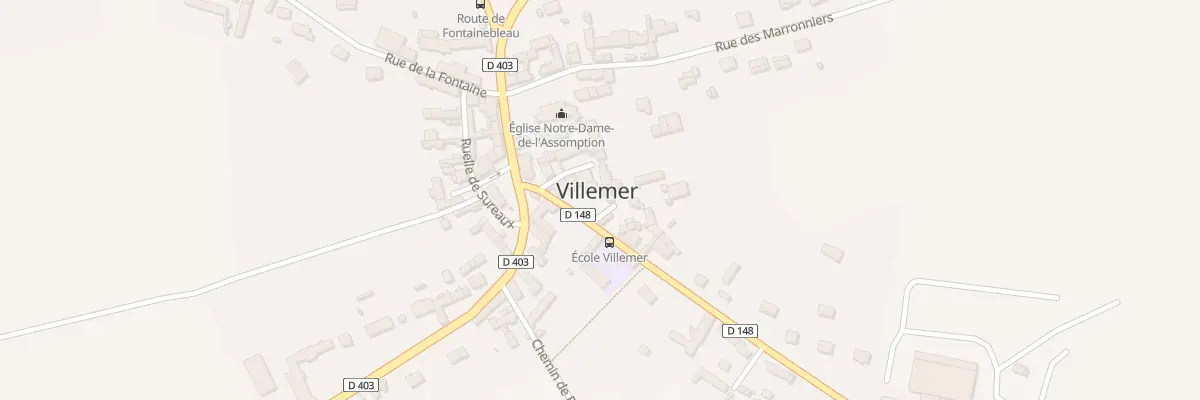 Plan du 1 Imp des Fleurs à Villemer