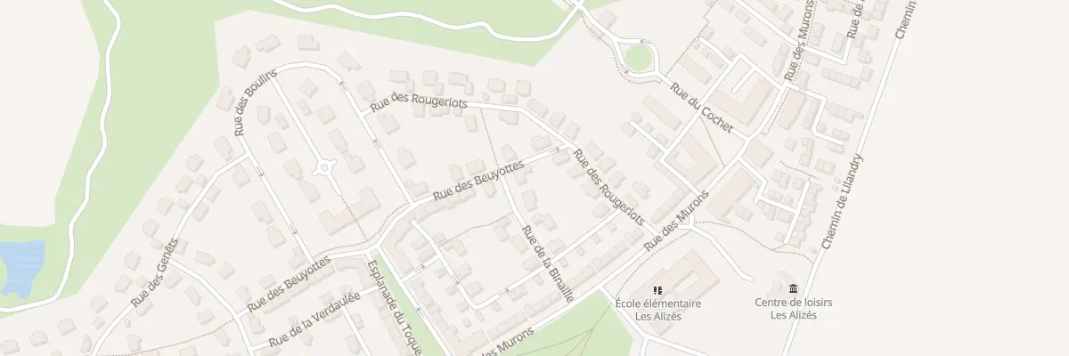 Plan du 1 Rue des Beuyottes à Bailly-Romainvilliers