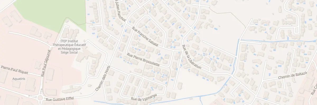 Plan du 1 Rue Francine Sabate à Toulouges