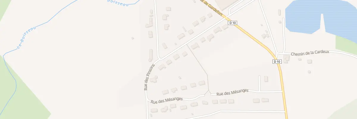 Plan du 13 Rue de l’Acacia à Vinon