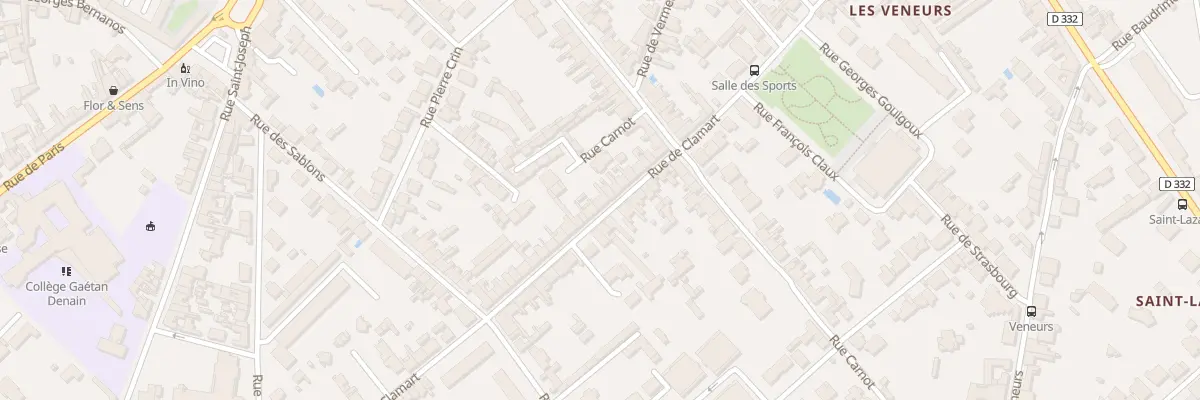 Plan du 38 Rue de Clamart à Compiègne