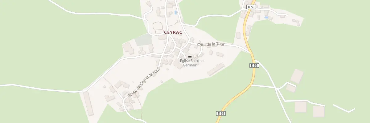 Plan du 5108 Ceyrac à Gabriac