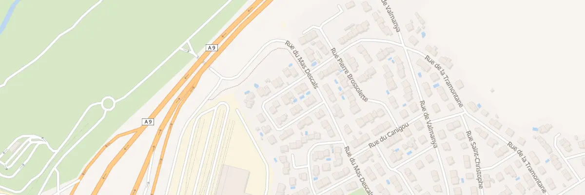 Plan du 5 Rue Sant Vicens au Boulou