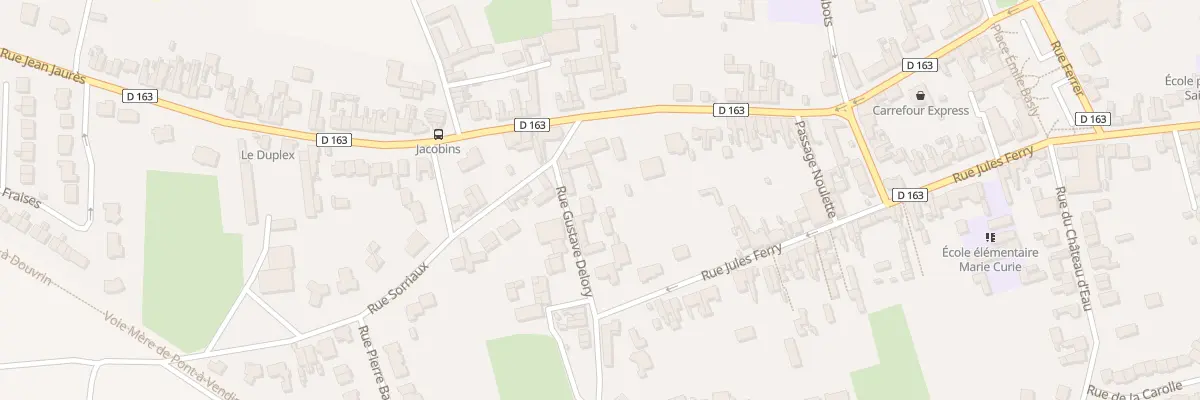 Plan du 2A Rue Gustave Delory à Douvrin