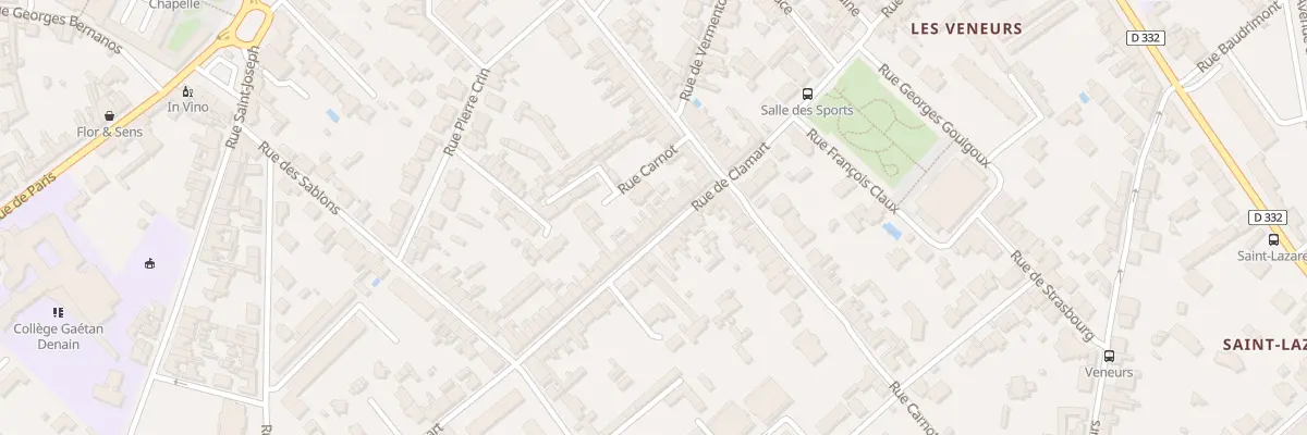 Plan du 34 Rue de Clamart à Compiègne
