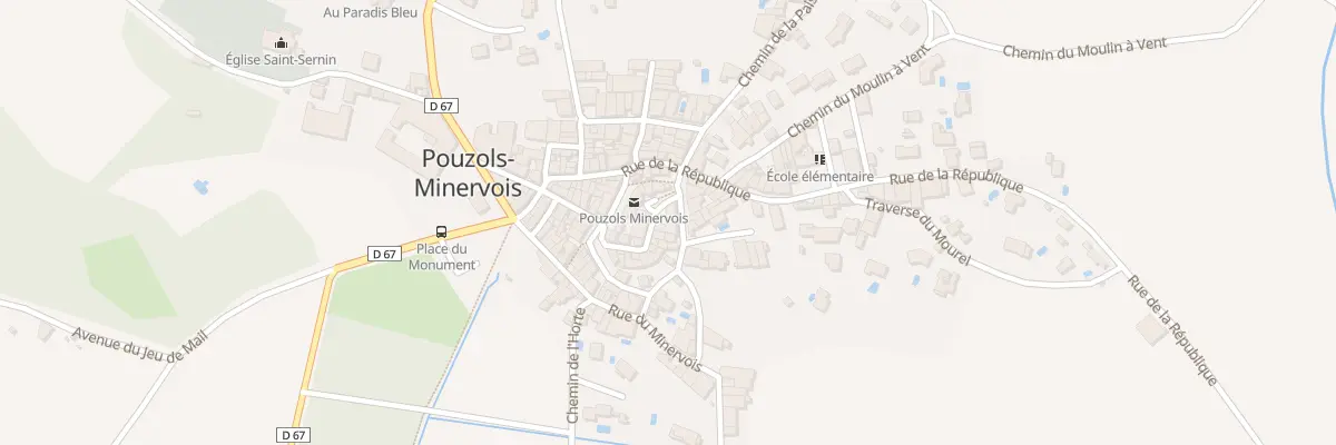 Plan du 3 Rue du Fort à Pouzols-Minervois