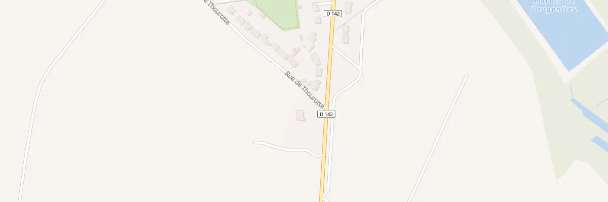 Plan du 542 Rue de Thourotte à Marest-sur-Matz