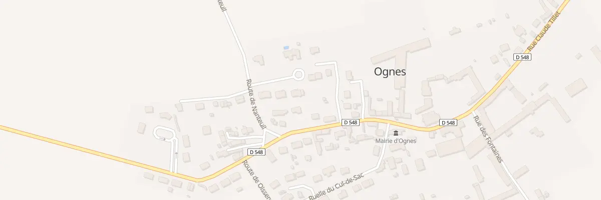 Plan du 6 Imp des Grands Pres à Ognes
