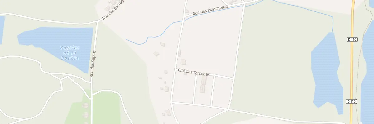Plan du 9001 Rue des Terceries à Saint-Éloy-les-Mines