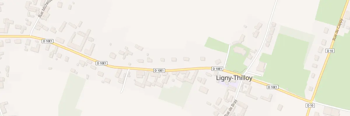 Plan du 12 Rue de Miraumont à Ligny-Thilloy