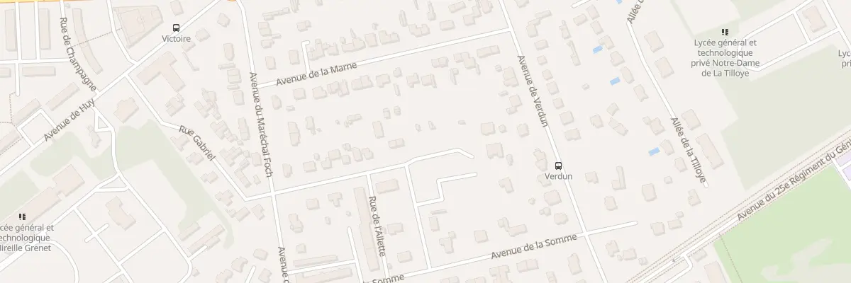 Plan du 11 Rue de la Bataille du Matz à Compiègne