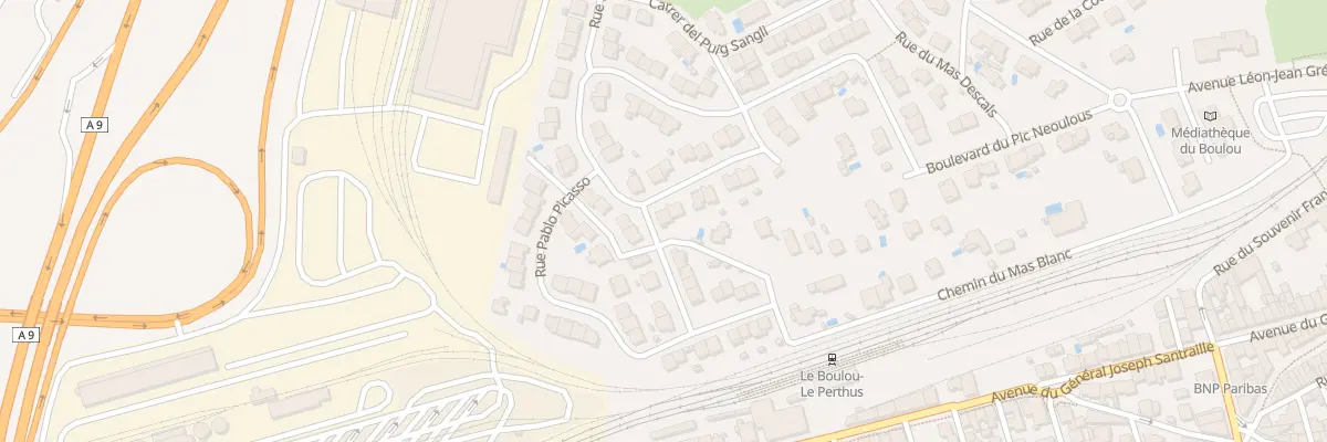 Plan du 30 Rue Salvador Dali au Boulou