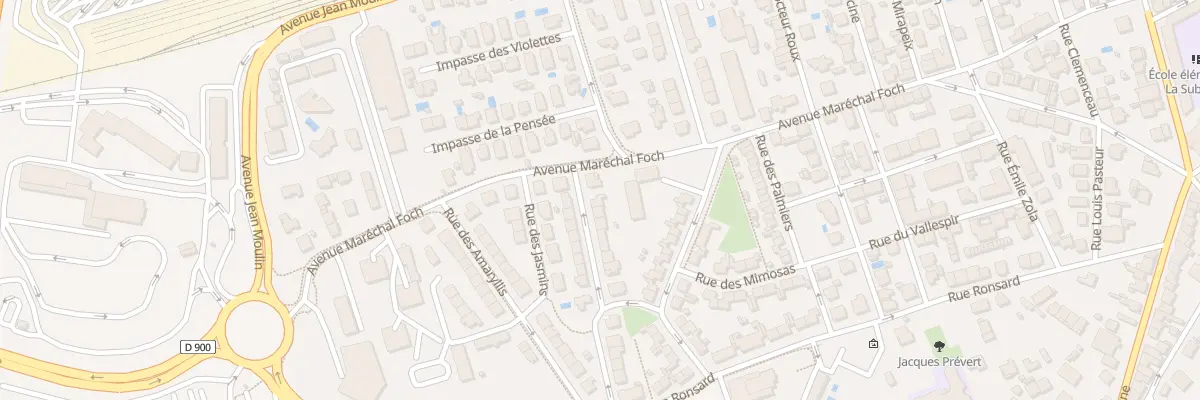 Plan du 1 Rue des Rosiers au Boulou
