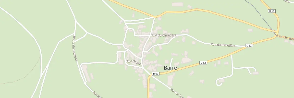 Plan du 5032 Le Bourg à Barre