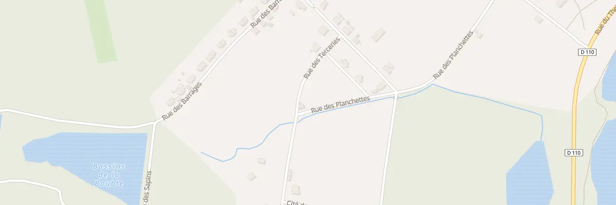 Plan du 9002 Rue des Terceries à Saint-Éloy-les-Mines
